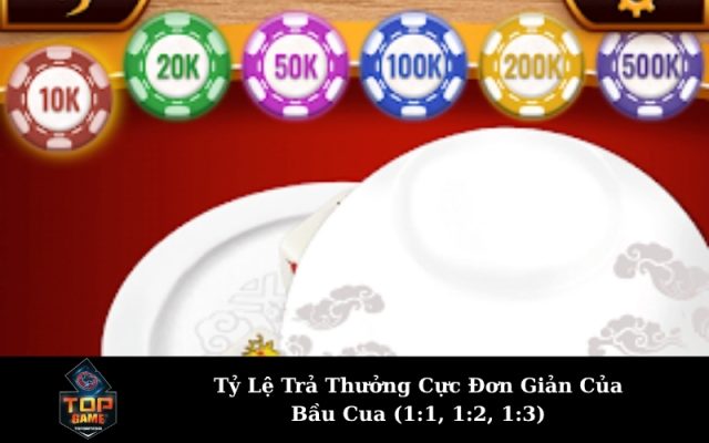 Tỷ Lệ Trả Thưởng Cực Đơn Giản Của Bầu Cua (1:1, 1:2, 1:3)