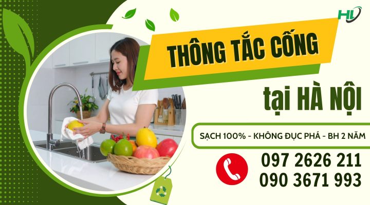 Thông tắc cống tại Hoàn Kiếm