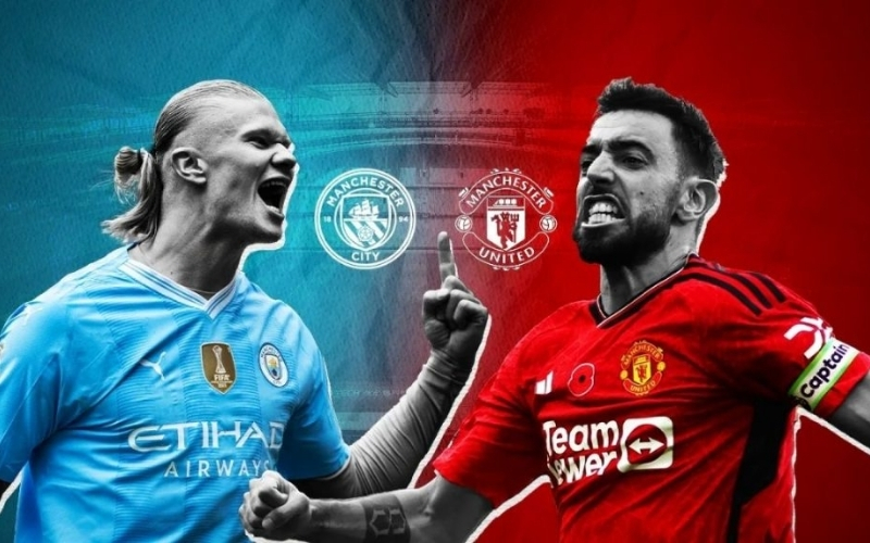 Số liệu thống kê về Man Utd gặp Man City